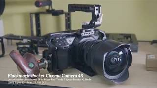 BMPCC 4K  Metabones EF to M43 T Speed Booster XL 064x is work [upl. by Halludba51]