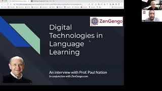 Digital Technologies in Language Learning  an interview with Paul Nation [upl. by Enneiluj]