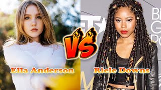 Riele Downs Vs Ella Anderson Stunning Transformation ⭐ From Baby To Now [upl. by Ira180]