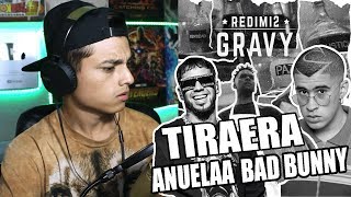 Redimi2  Gravy RIP BAD BUNNY Y ANUEL AA Trapstorno 7 Reaccion [upl. by Ahsenre322]