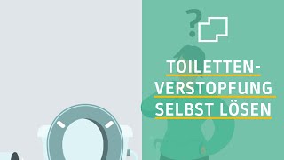 Toilette verstopft So lösen Sie das Problem einfach selbst  GCP [upl. by Aketal213]