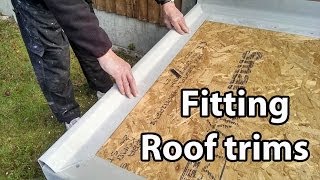 Part 2 Fibreglass Roof Trims  Cut and Fit GRP Edges [upl. by Ahtis]