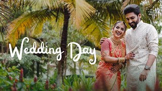 Wedding Day Vlog  Malavika Krishnadas  Thejus Jyothi [upl. by Milburn]