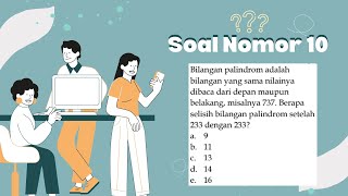 Bilangan palindrom adalah bilangan yang sama nilainya dibaca dadi depan maupun belakang misalnya [upl. by Elleb]