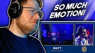 RAW AND EMOTIONAL I Watt 🇨🇿 Loop Station World Championship 2023  Music Showcase REACTION [upl. by Sibilla45]