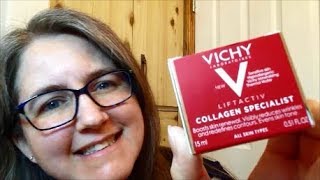 Vichy Liftactiv Collagen Specialist Cream Review 2019 [upl. by Medwin103]