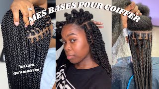 APPRENDRE LES BASES POUR SE COIFFER 👩🏾‍🦱 réussis tes coiffures protectrices [upl. by Ahsote]