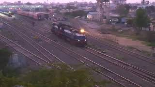 Nanded railway station from Hingoli Gate Flyover [upl. by Esidnac]