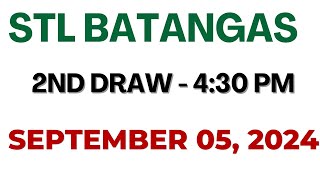 STL batangas draw result today live 430 PM  September 05 2024 430 PM draw [upl. by Enalb729]