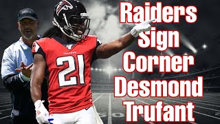 Source Raiders Sign Pro Bowl CB Desmond Trufant [upl. by Nehepts]