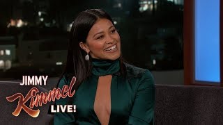 Gina Rodriguez is the queen of mom jokes [upl. by Atteyek432]