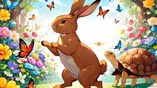 The Hare and the Tortoise  Nursery Rhymes amp Kids Songs  Furry Friends  Bedtime story [upl. by Milton]