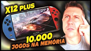 COMPREI o Game Player X12 PLUS com Tela Gigante e 10 mil JOGOS na Memória [upl. by Aznaed856]