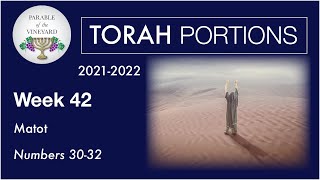 Torah Portions  Week 42  Matot  Vows amp Home Authority  Numbers 3032 20212022 [upl. by Virnelli56]