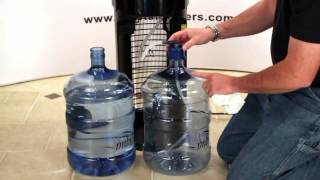 Bottle Change Procedure – Crystal Mountain Storm Bottom Load Water Cooler [upl. by Eerpud692]