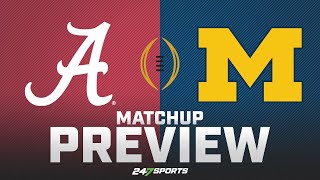 Alabama Crimson Tide vs Michigan Wolverines  Rose Bowl Game Preview 🏆  College Football Playoff [upl. by Lesak361]