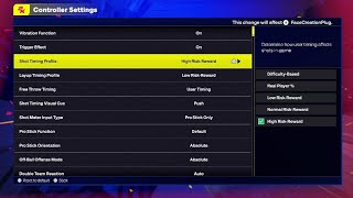 NBA 2K25  BEST SETTINGS [upl. by Nnaacissej]