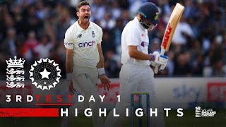 Dominant AllRound Performance  England v India  Day 1 Highlights  3rd LV Insurance Test 2021 [upl. by Cotsen]