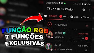 🔥 ROUBA ADM e FUNÇÕES DE SUPORTE MELHOR WHATSAPP IMUNE rgb FUNÇÕES EXCLUSIVAS  Tsunami Natal [upl. by Goulden909]