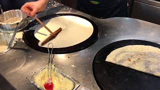 Best Crepes in Quebec City at Casse Crepe Breton [upl. by Elsi]