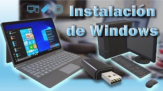 Instalación de Windows con USB Booteable y Microsoft Office [upl. by Bein]