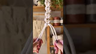 Aprende a hacer un cordón en macramé para tus cortinas fácil y rapido [upl. by Enytsirhc]