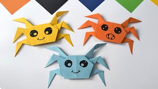 Pająk z papieru zabawa dla dzieci wyroby z papieru przedmioty z papieru Origami [upl. by Mulloy249]