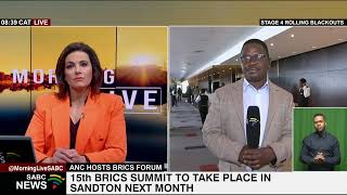 BRICS Summit I ANC to host BRICS colloquium in Sandton [upl. by Seafowl870]