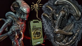 NECA Alien Romulus Scorched Xenomorph and Accessory Pack Review [upl. by Kashden]