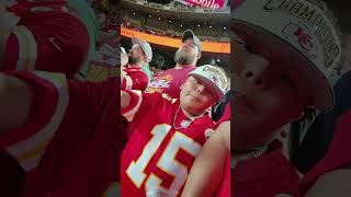 My first Chiefs game chiefskingdom nfl kansascity [upl. by Petite]