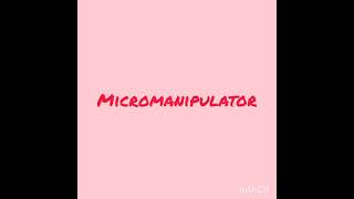 Micromanipulator method by G Spandana  MZC I [upl. by Sumahs]