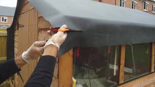 How to Waterproof your Shed Roof with an EPDM Shed Roof Kit  Fast and Easy to Install [upl. by Eellah116]