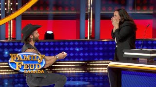 Survey Says Will You Marry Me  Family Feud Canada [upl. by Irb]