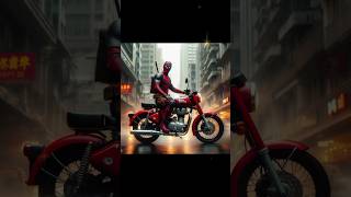 bye bye bye deadpool dance song  Royal Enfield classic 350 NEW COLOR [upl. by Serge]