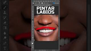 PINTAR LABIOS CON PHOTOSHOP 2023 shorts [upl. by Silisav735]