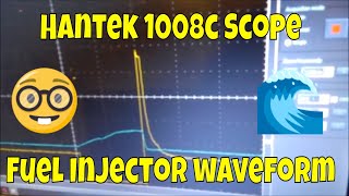 Hantek 1008c Scoping a Fuel Injector [upl. by Srednas]