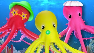 Octopus Finger Family  3D Nursery Rhymes For Kids  Songs For Children  kids tv cartoons [upl. by High]