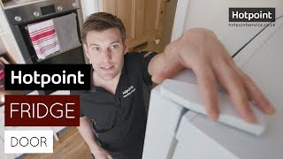 How to reverse your fridge door  by Hotpoint [upl. by Keefer]