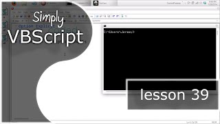 VBScript Basics Part 39  Command Prompt Arguments [upl. by Umont354]