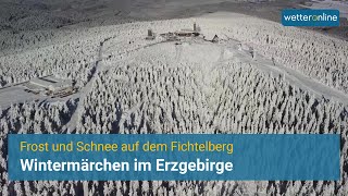 Frost und Schnee auf dem Fichtelberg  Wintermärchen im Erzgebirge [upl. by Halik968]