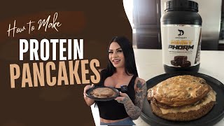 Protein Pancakes Your New Favorite Breakfast [upl. by Enajharas]