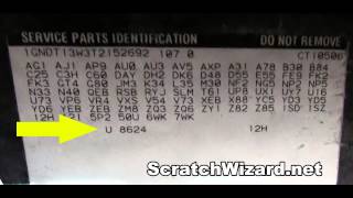 How to find your Chevy paint code in the glove box [upl. by Kristel]