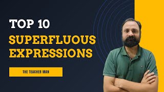 10 Most Common Superfluous Expressions In English  The Teacher Man [upl. by Adnilre62]