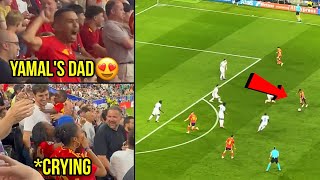 🇪🇸 Lamine Yamals Family Reaction to his Amazing Goal vs France 🥺😍 [upl. by Aicylla56]