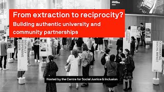 From extraction to reciprocity building authentic university and community partnerships [upl. by Weidar]