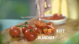 TINAS SOMMER  Sommerens klassiker Slik lager du pan con tomate [upl. by Fante938]