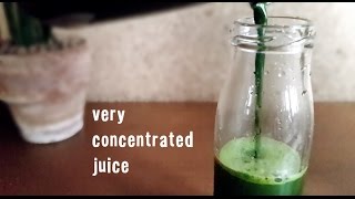 How to make Pennywort  Gotu Kola  Latte with Juicer  ใบบัวบกลาเต้ [upl. by Weider]