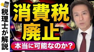 【税理士が解説】消費税の廃止は本当に可能なのか？もしも消費税が増税or減税になった未来 [upl. by Nitsew]