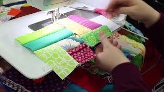 Improv piecing tutorial with scraps [upl. by Youngran8]