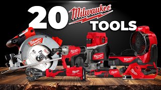 20 Coolest Milwaukee Tools for Beginners  Ultimate Tool Showdown ▶ 3 [upl. by Rehpotsirhcnhoj97]